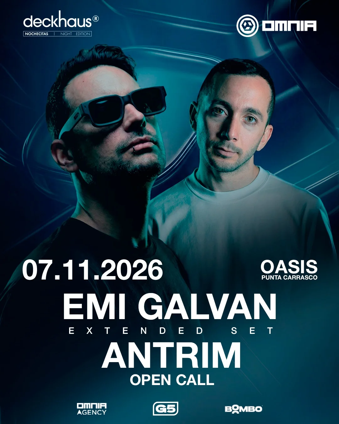 Flyer de EMI GALVAN